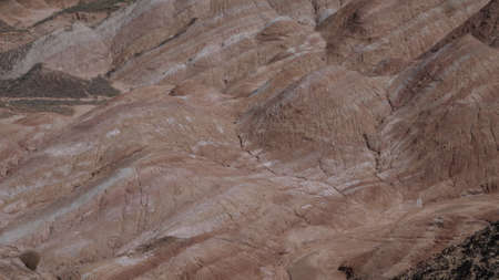 ZhangYe, China, 1st of Jan 2020,  ZhangYe Rainbow Mountain, Danxia is a unique type of petrographic geomorphology found in China.のeditorial素材