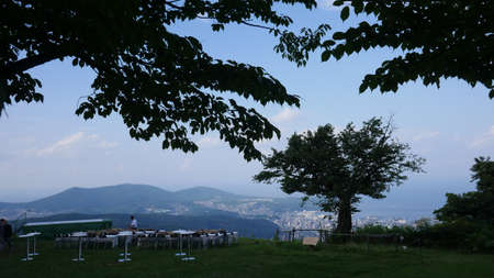 Otaru, Japan, 1st of Jan 2020, Mount Tengu is a 2,646m mountain on the border of Chino and Koumi of Nagano in Japanのeditorial素材