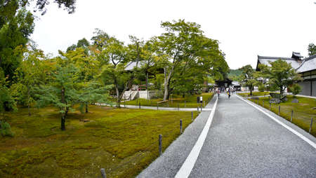 Kyoto, Japan, 1st Jan 2020, inside the Kinkakuji, Golden Pavilion, a Zen temple in northern Kyoto...