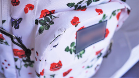 sporty cross sling hand carry adventure overnight back packの写真素材