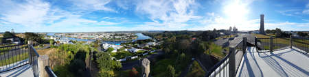 Shots from the top of Durie Hill Elevator Tower in Whanganui, New Zealandのeditorial素材