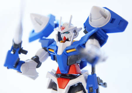 Japanese mechanized action figurines robots and human droids