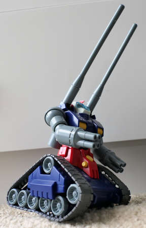 Japanese mechanized action figurines robots and human droids