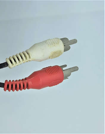 audio video RCA cable for video and audio data transmission