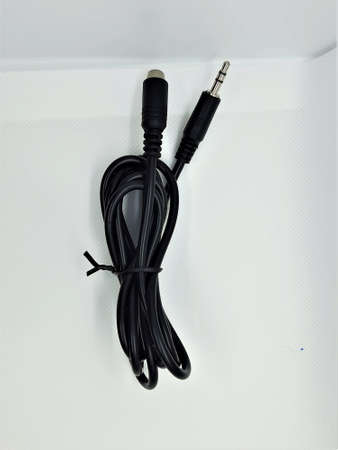 3.5mm micro jack and RCA cable for audio data transmission