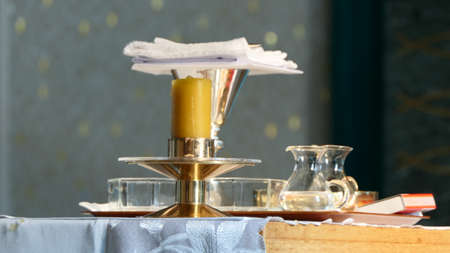 Holy Item of worship and decoration for communion  in a church