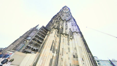 View of Auckland Cathedral.の写真素材