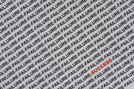 Success among failureの写真素材