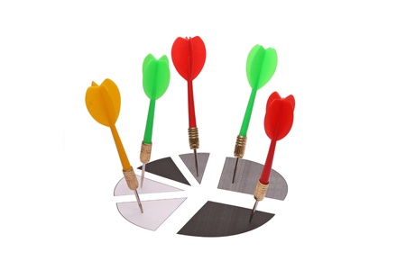 Target segmentsの写真素材