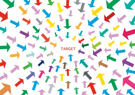 Arrows pointing to successのイラスト素材