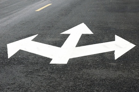 Direction signの写真素材