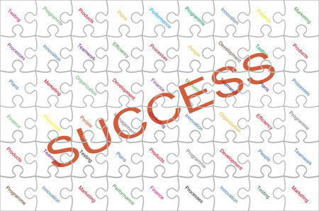 Business Success Keywordsのイラスト素材