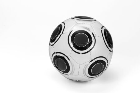 soccer ball isolated on white spaceの写真素材