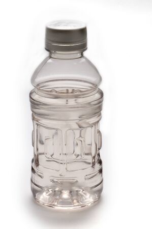 water bottle in white backgroundの写真素材