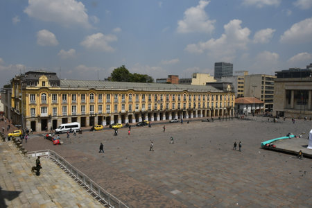 Lievano Palace in Bogota Colombiaのeditorial素材