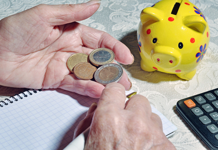planning household budgetの写真素材
