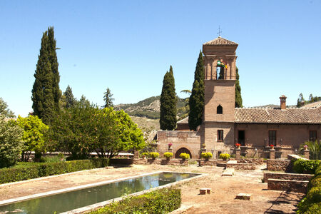 Park Alhambra, Granada, Spainのeditorial素材