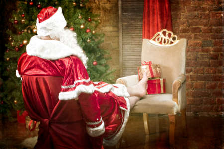 Santa Claus restingの写真素材