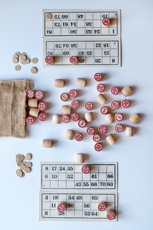 Lotto Family Board Game. Play at home on a cold winter day or in a new pandemic environment.