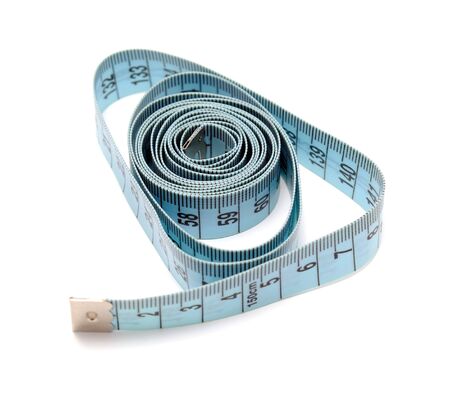 Measure tape (tapeline) isolated on white background