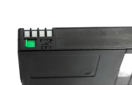 Videocassette standard miniDV isolated on a white background