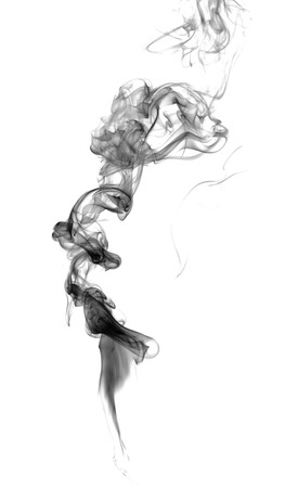 Abstract dark smoke on a light backgroundの写真素材