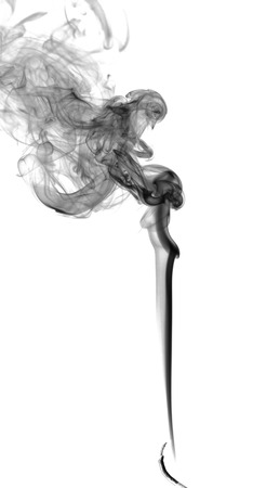 Abstract dark smoke on a light backgroundの写真素材
