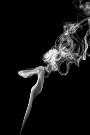 Abstract light smoke on a dark backgroundの写真素材