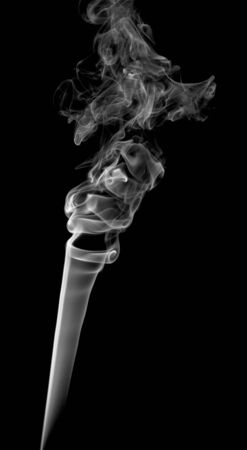 Abstract light smoke on a dark backgroundの写真素材