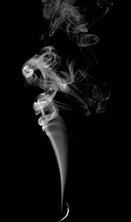 Abstract light smoke on a dark backgroundの写真素材