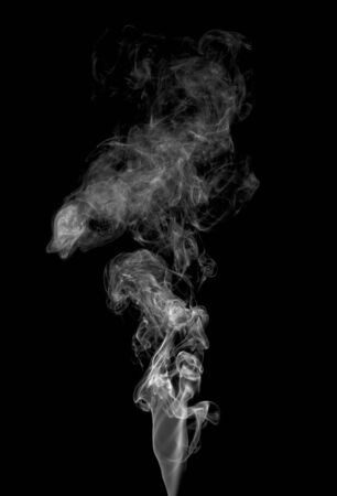 Abstract light smoke on a dark backgroundの写真素材