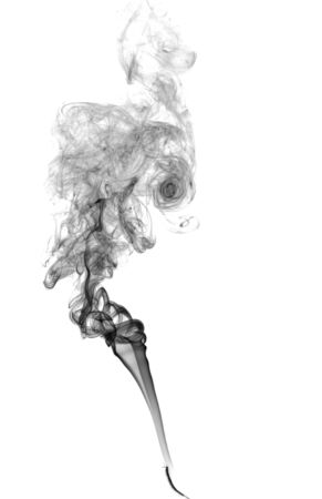Abstract dark smoke on a light backgroundの写真素材