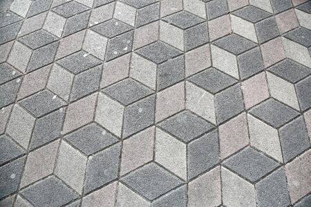 Sidewalk Pavement 3D ilusion Cubes