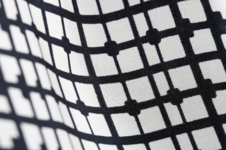 Texture of Black and White Fashion Prints Patterns with Geometric design textile background