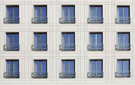 Pattern of windows and room in building