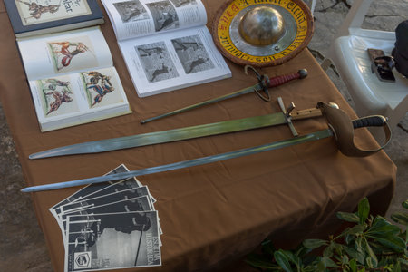 Manacor, Spain; May 14 2022: General view of the Manafreak fair, held in the Mallorcan town of...