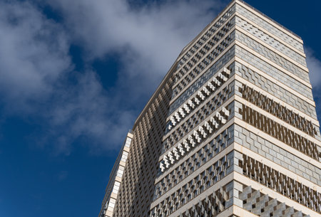 Palma de Mallorca, Spain; december 16 2022: Gran Via Asima skyscraper on an industrial estate in the town of Palma de Mallorca, Spainのeditorial素材