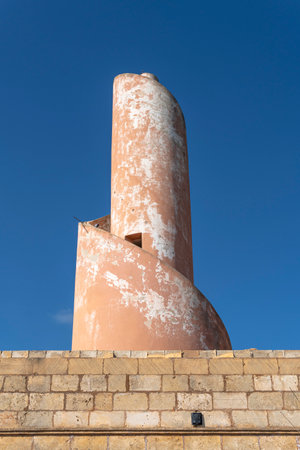 S'Illot, Spain; February 17 2023: Former Rico Rico restaurant, in a state of abandonment and ruin. Island of Majorca, Spainのeditorial素材