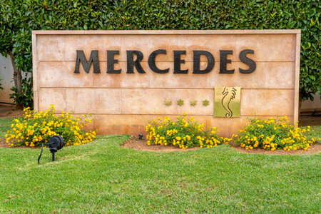 Cala Millor, Spain; June 18 2023: Main facade of the Hipotels Mercedes hotel in the Majorcan tourist resort of Cala Millor, Spainのeditorial素材