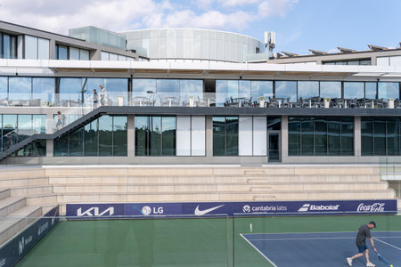 Manacor, Spain; July 01 2023: Rafa Nadal Museum Xperience. Manacor, island of Majorca, Spainのeditorial素材