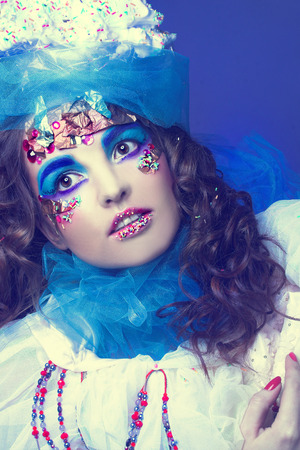 Creative girl.の写真素材