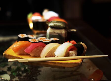 Sushi and  rollsの写真素材