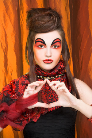 Creative lady.の写真素材