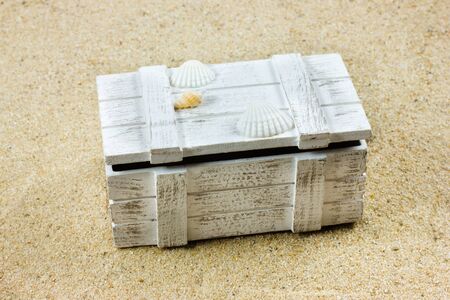 shells on sand  starfish  treasureの写真素材