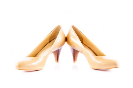 women shoes isolated on white backgroundの写真素材