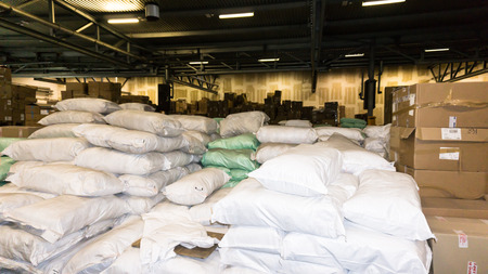 warehouse. store. storehouse. hallの写真素材