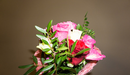 bunch of flowers. bouqet. valentine's dayの写真素材
