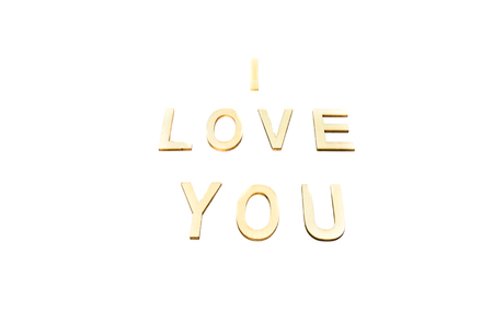 message i love you letter on backgoundの写真素材