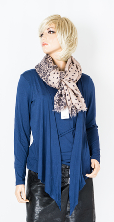 fashion female dummy on white background scarfの写真素材