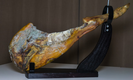 moldy ham hamon dangerous foodの写真素材